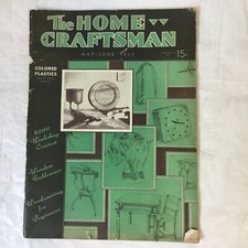 Vtg Home Craftsman Magazine 1933 Tables Garden Furniture Plastics Ads Sears comprar usado  Enviando para Brazil