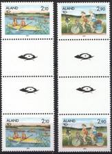 Pares de calhas 1991 canoa bicicleta tandem Nord Tourism Aland Finlândia em perfeito estado, sem marca de charneira comprar usado  Enviando para Brazil