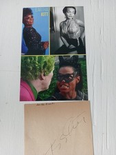 Eartha kitt signed for sale  CANTERBURY