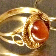 Bague ancienne jaune d'occasion  Deauville