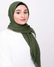 Crinkle scarf hijab for sale  LONDON