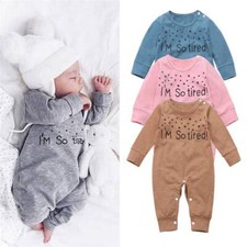 Trajes Mono Ropa Niña Recién Nacida Bebé Mono Niño Carta Traje de Juego Bebé segunda mano  Embacar hacia Mexico