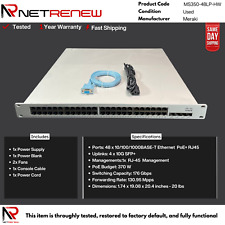 Unclaimed meraki ms350 for sale  Carlstadt