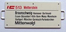 Mini zuglaufschild wetterstein gebraucht kaufen  Witten