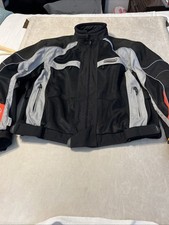 Jaqueta acolchoada Olympia Moto Sports motocicleta tamanho 2XL preta/cinza comprar usado  Enviando para Brazil