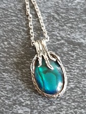 Vintage abalone anhänger gebraucht kaufen  Blankenburg