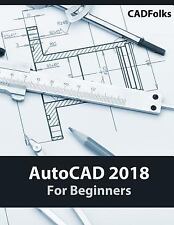 AutoCAD 2018 For Beginners by Cadfolks comprar usado  Enviando para Brazil