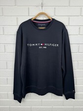 Moletom com logotipo bordado Tommy Hilfiger preto comprar usado  Enviando para Brazil