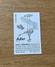 Bpz beipackzettel adler gebraucht kaufen  Neustadt