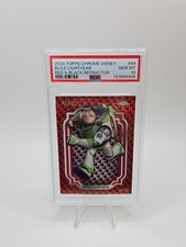 2024 TOPPS CHROM DISNEY BUZZ LIGHTYEAR CZERWONO-CZARNY REFRAKTOR /28 SSP PSA 10  na sprzedaż  Wysyłka do Poland