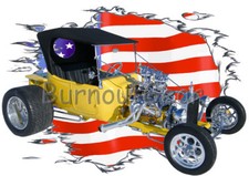 Camiseta 23 Muscle Car 1923 Yellow T Bucket Custom Hot Rod USAT comprar usado  Enviando para Brazil