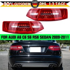 Zestaw do AUDI A6 C6 Sedan 2009-2011 4szt LED Tylne światło Tylne światło hamowania na sprzedaż  Wysyłka do Poland