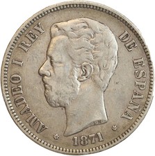 Pesetas amadeo ier d'occasion  Paris II