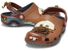 Pantofole Ciabatte Crocs Saetta Lightning McQueen Tow Mater Cricchetto na sprzedaż  Wysyłka do Poland