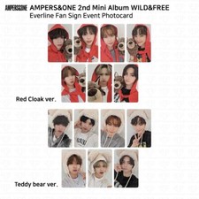 Cartão fotográfico AMPERS&ONE O 2º mini álbum WILD&FREE Everline placa de fã evento KPOP comprar usado  Enviando para Brazil
