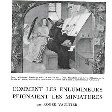 Enlumineurs peignaient miniatu d'occasion  Quimper