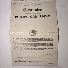 Rádio de carro Phillips da Inglaterra garantia tripla Aston Rolls Bentley MG Austin  comprar usado  Enviando para Brazil