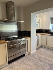 Cream gloss kitchen for sale  SHEFFIELD
