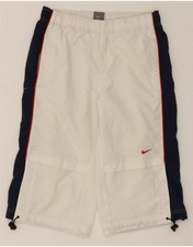 Bermuda esportiva masculina Nike pequena branca colorblock poliéster RW05 comprar usado  Enviando para Brazil