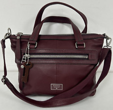 Fossil handbag burgundy for sale  BASILDON