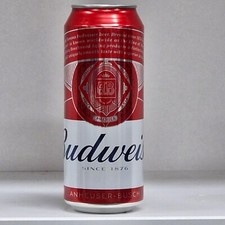Lata de cerveza Budweiser's vacía.  500 ml. segunda mano  Embacar hacia Mexico