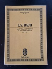 Bach matthäus passion gebraucht kaufen  Herrischried