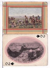 Usado, Cartão de jogo ferroviário único "Fred Harvey Co, FH 4" Bollhagen, Wide Souv, 1915 comprar usado  Enviando para Brazil