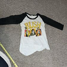 Camiseta Vintage RUSH Moving Pictures World Tour 1981 Concerto Tamanho M/G comprar usado  Enviando para Brazil