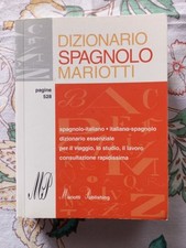 Dizionario spagnolo tascabile. usato  Este