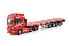 WSI MODELS 01-4430 1/50 Scania S Highline CS20H 6X2 Tag Asse Rimorchio Pianale comprar usado  Enviando para Brazil