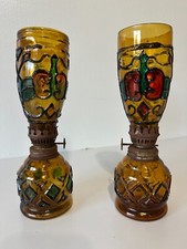 Pair vintage amber for sale  Fort Lauderdale