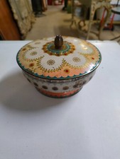 Scatola metallo rotonda usato  Sandigliano
