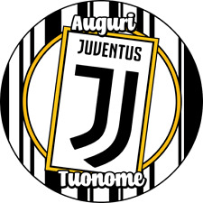 Cialda juventus calcio usato  Vittorito