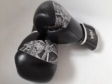 LUVAS STEAMPUNK MUAY THAI / BOXE - PRETO / PRATA - 12 oz comprar usado  Enviando para Brazil