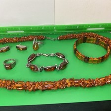 Vintage amber sterling for sale  Tampa