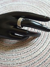 Superbe bague argentée d'occasion  Noailles