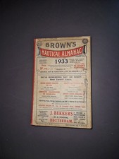 Browns nautical almanac for sale  BISHOP AUCKLAND
