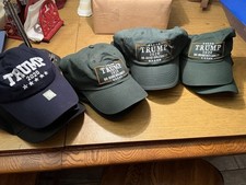 10 Nuevos Sombreros/Gorras Ajustables Trump-No Más B. S. y 5 Otros-15 Total segunda mano  Embacar hacia Mexico