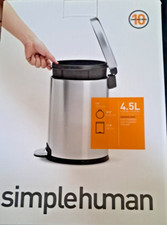 Simplehuman polished stainless for sale  BRADFORD