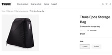 Thule epos bike for sale  Maricopa