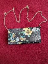 Desigual black clutch for sale  EXETER