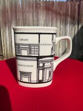 Caneca de cerâmica Fishs Eddy Architecture apartamento planta baixa 4,5” H aposentada comprar usado  Enviando para Brazil