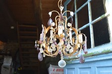 Lustre suspension pampille d'occasion  Le Mans