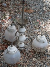Lampadario anni metallo usato  Pinerolo