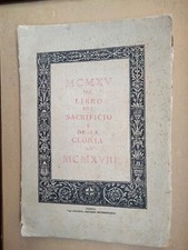 Libro del sacrificio usato  Bologna