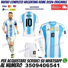 Maglia argentina messi usato  Poggio Rusco