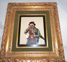 IMAGEM VINTAGE EMOLDURADA EM MOSAICO DE PEDRA PIETRA DURA 17 3/4" comprar usado  Enviando para Brazil