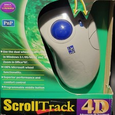 Mouse grande vintage anos 90 A4 Tech WWT-13 Scroll Track 4D TrackBall comprar usado  Enviando para Brazil