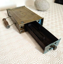 Chaufferette ancienne laiton d'occasion Chaufferette ancienne laiton d'occasion  Frénouville