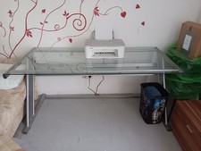 Alu schreibtisch glasplatte gebraucht kaufen  Swisttal